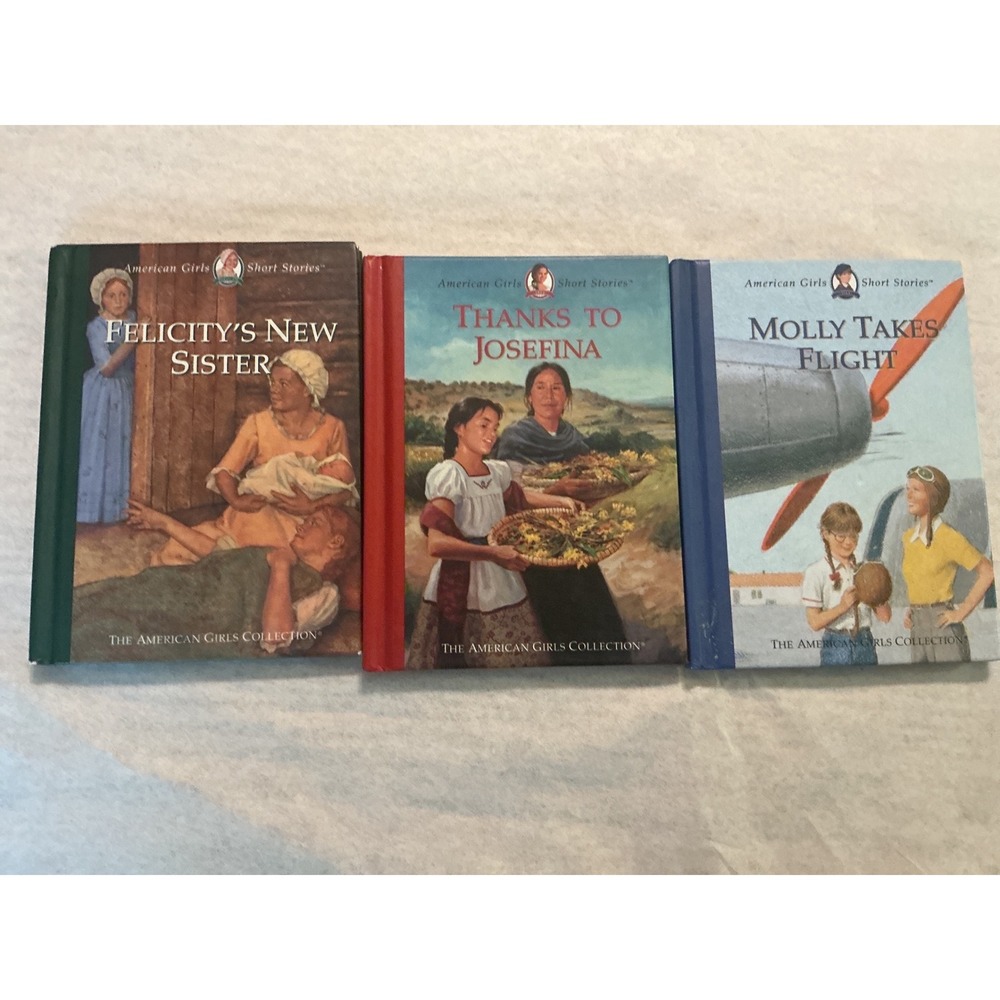 American Girl Short Stories Books Lot Felicity Josefina Molly Hardcover Set